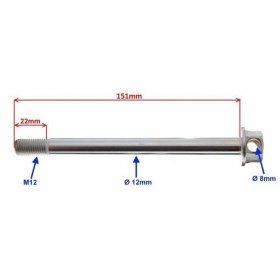 Rear wheel axle 151x12mm