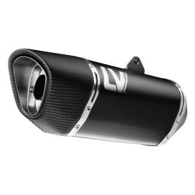 LEOVINCE LV-14R Black Edition Slip-On Muffler KAWASAKI Z 400-500 19-25.NINJA 400-500 24-25