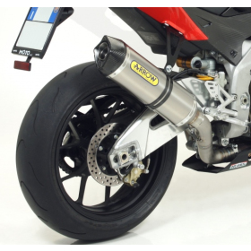 Muffler ARROW Race Tech Titanium/C Aprilia RSV4 / Tuono V4 1000-1100cc 09-20