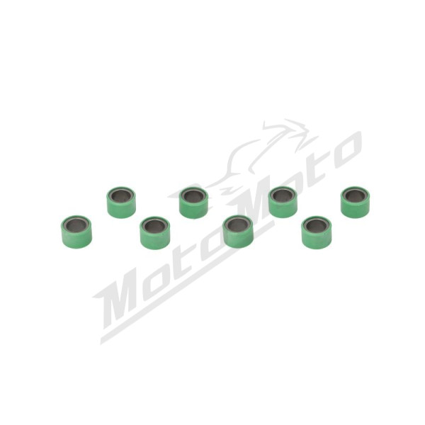 RMS Variatoriaus svareliai 25x17 18,6g 8vnt. Aprilia / Piaggio 400-500 05-11