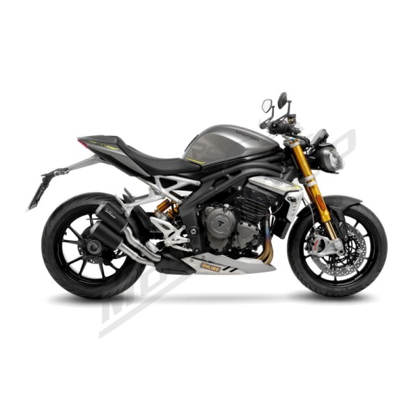 LEOVINCE LV-10 Black Edition Slip-On duslintuvas TRIUMPH SPEED TRIPLE 1200 21-26