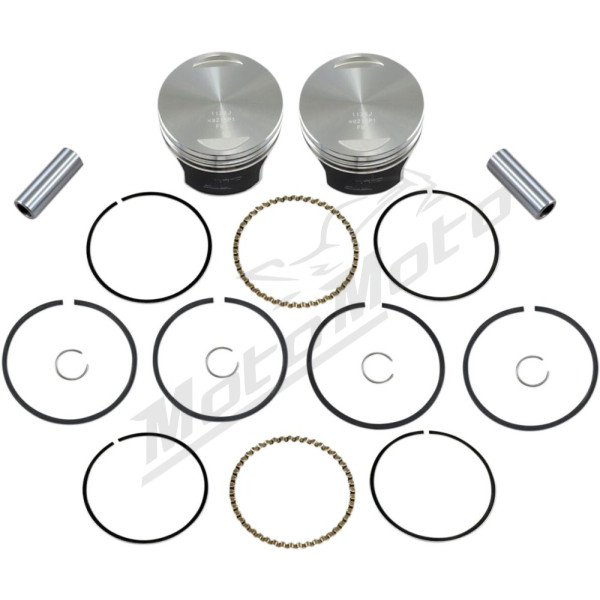 WISECO Tracker Series™ Piston Kit Harley Davidson 1340cc 84-99 Ø88.90