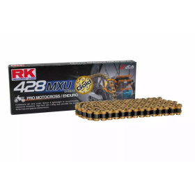 Rk drive chain (enduro) GB428MXU (u-ring) gold color