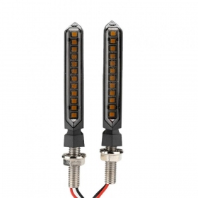 Universal dynamic LED turn signals 2pcs