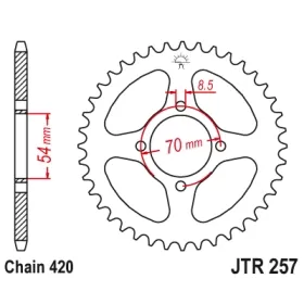 Supersprox / JT Rear sprocket 257.42 42t 