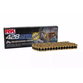 Rk drive chain (enduro) GB428MXU (u-ring) gold color