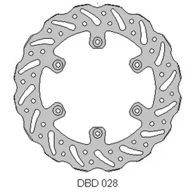 Delta braking rear disc (245x115x4mm) Yamaha YZ / WRF / WR / YZF 02-21