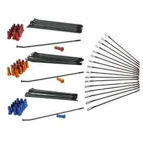 KITE Front Wheel Spoke And Nipple Replacement Kit Black 19" 16vnt.