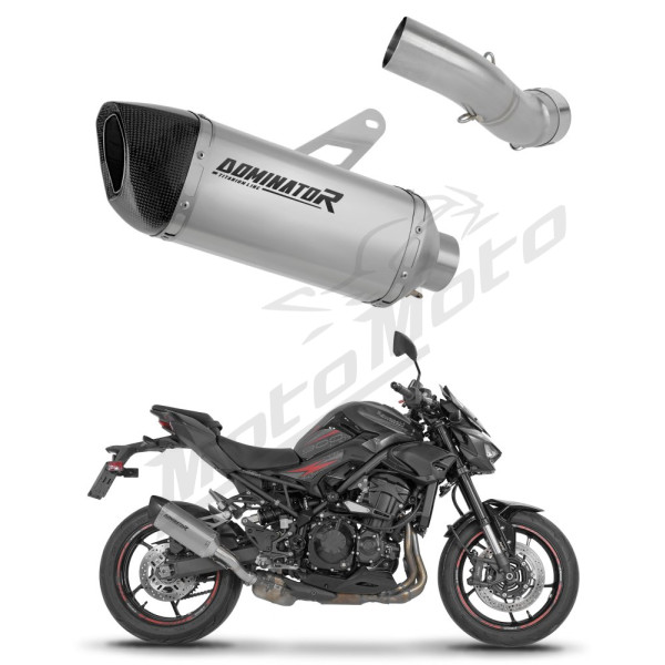 Kawasaki Z900 2025-2026 Dominator Exhaust Silencer Muffler Titanium HP6 + dB killer