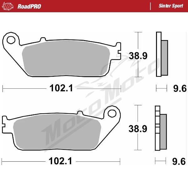 MOTO-MASTER Sinter Sport Front Brake Pads Daelim / Honda 125-1000 94-26