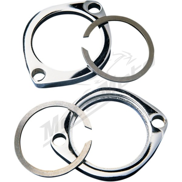DRAG SPECIALTIES Exhaust Flange Kit Harley Davidson FLD / FLHR / FLHRC / FLHRSE / FLHRXS 1584-1868cc 07-17