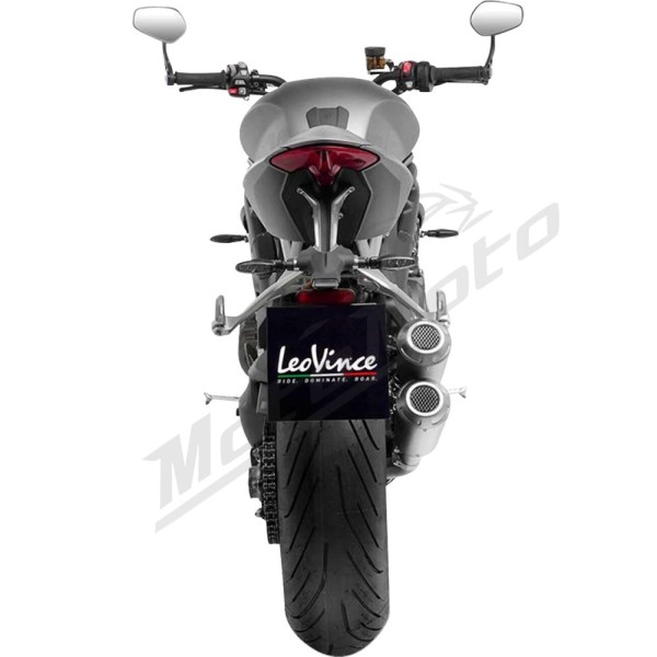 LEOVINCE LV-10 Slip-On Muffler TRIUMPH SPEED TRIPLE 1200 21-24