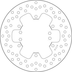 Brembo Serie Oro galinis stabdžių diskas Yamaha FZR / FZS / TDM / TRX / XT / YZF