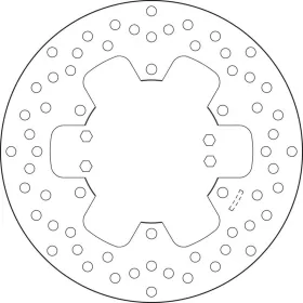 Brembo Serie Oro galinis stabdžių diskas Yamaha FZR / FZS / TDM / TRX / XT / YZF