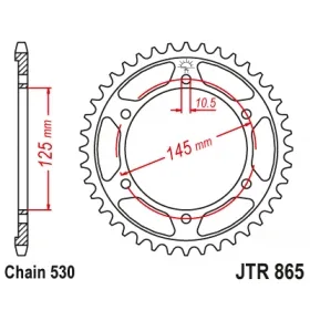 Rear sprocket JTR865
