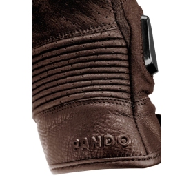 PANDO MOTO ONYX Leather Gloves Brown