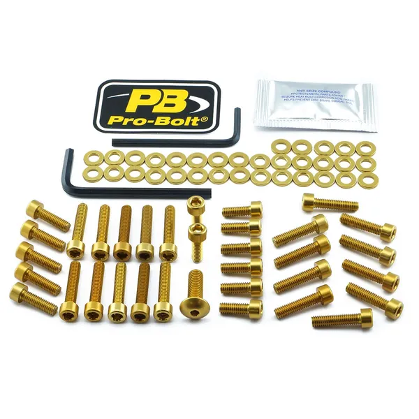 PRO BOLT Aluminium Engine Bolt Kit For Yamaha YZF-R1 1000cc 09-14