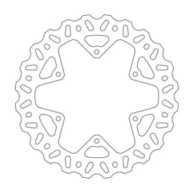 MOTO-MASTER Rear Fixed Brake Disc 245mm Yamaha WR / YZ 125-450cc 02-18