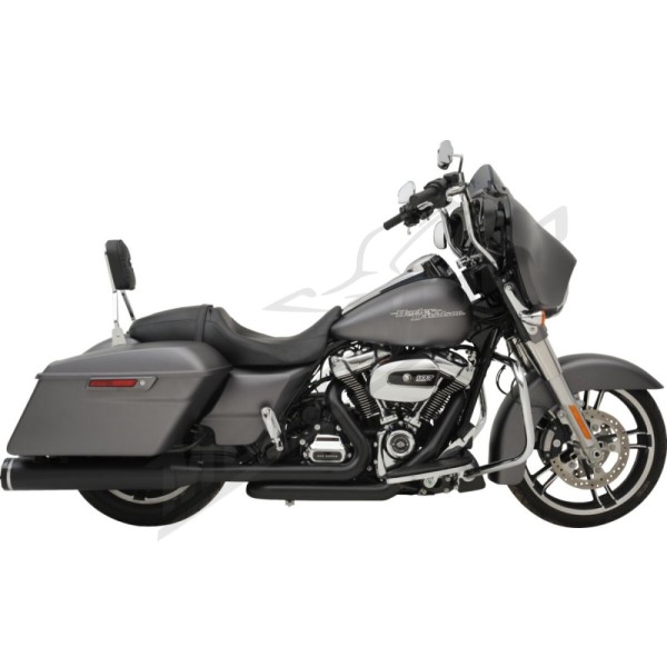 KHROME WERKS 2-into-2 Dominator Exhaust System Harley Davidson FLHFB / FLHR / FLHRXS / FLHT / FLHTCU / FLHTK / FLHX / FLHXS / FLTRU / FLTRX / FLTRXSE 1750-1977 17-24