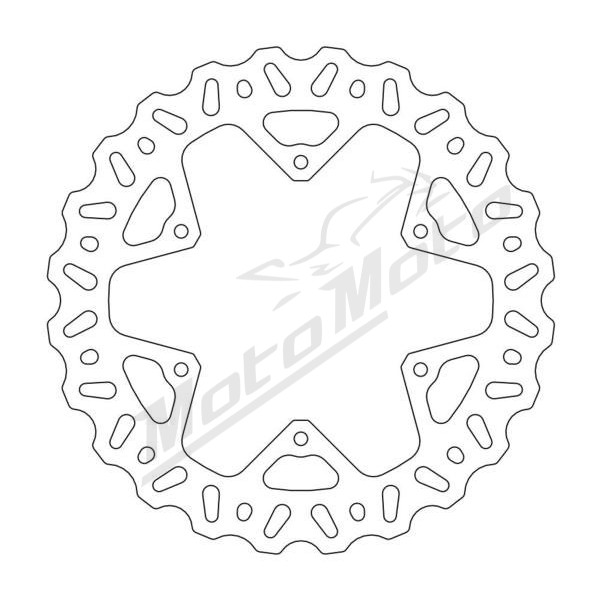MOTO-MASTER Rear Fixed Brake Disc 245mm Yamaha WR / YZ 125-450cc 02-18