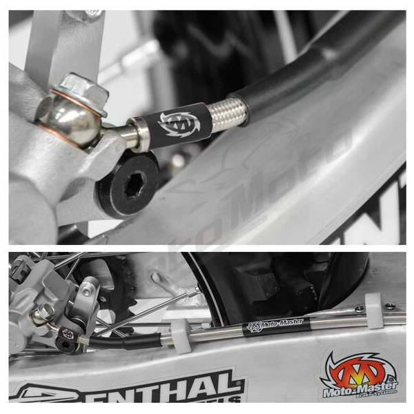 MOTO-MASTER Stainless Steel Rear Brake Line Gas Gas / Husqvarna / KTM 65 23-26 