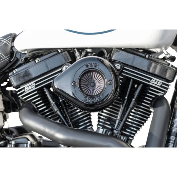 S&S CYCLE Air Stinger Stealth Air Cleaner Kit Harley Davidson FLD / FLHRCI / FLHRI 1450-1690cc 01-17