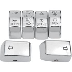 DRAG SPECIALTIES Switch Cap Kit Harley Davidson FLD / FLS / FLSTC / FLSTF / FLSTFB 1584-1800cc 11-15