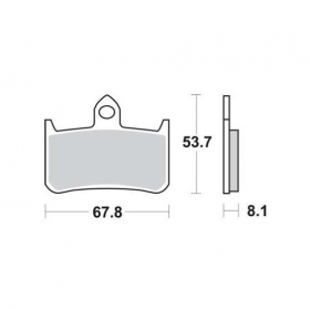 BRAKE PADS FERODO FDB533P / MCB593 STANDARD PLATINUM