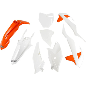 UFO Plastics Set KTM SX 85cc 18-24 OEM White/Orange