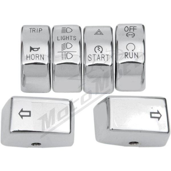 DRAG SPECIALTIES Switch Cap Kit Harley Davidson FLD / FLS / FLSTC / FLSTF / FLSTFB 1584-1800cc 11-15