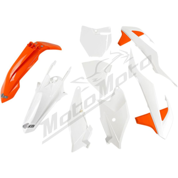 UFO Plastics Set KTM SX 85cc 18-24 OEM White/Orange