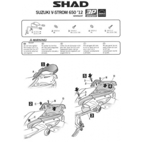 SIDE CASE HOLDER SET FOR SUZUKI V-STROM DL 650cc 2004-2011