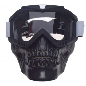 Off Road Goggles with mask UNIT (clear lens)