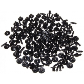 Plastic rivet clips M8 100pcs