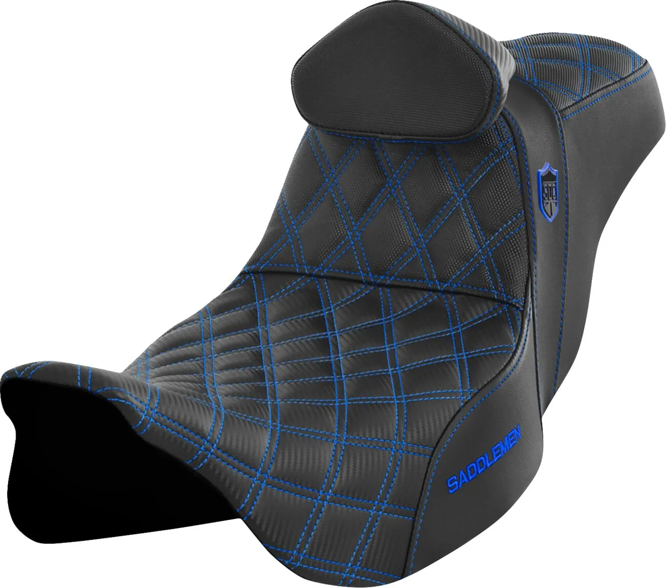 SADDLEMEN Pro Series SDC Performance Grip Seat Harley Davidson FLH / FLHR / FLHRC / FLHRXS / FLHT / FLHTC / FLHTCU / FLHXS / FLTRX / FLTRXSE 1584-1923cc 08-23