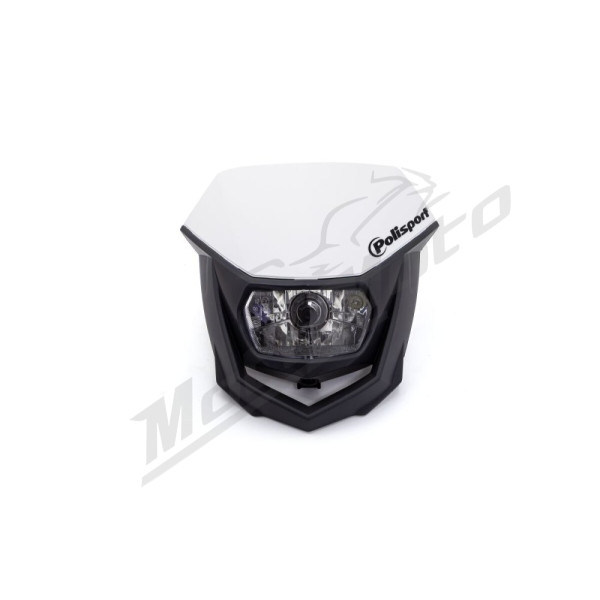 POLISPORT Universal Halo Headlight White / Black