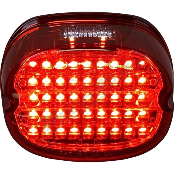 CUSTOM DYNAMICS Low Profile LED Taillight Harley Davidson FLD / FLDE / FLFB 883-1977cc 96-24