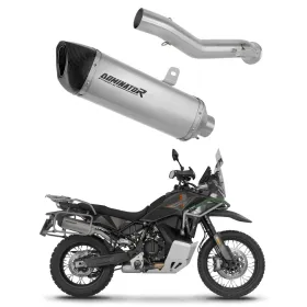 Dominator Exhaust Silencer Muffler Titanium HP6 + dB killer CF MOTO 1000 MT-X 2026