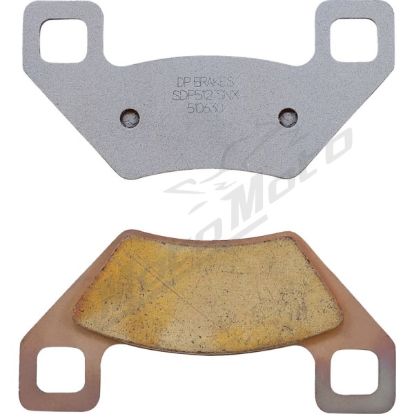 DP BRAKES SDP Pro-SNX HH+ Sintered Brake Pads Polaris Indy / RMK / Voyageur 550-800cc 11-22