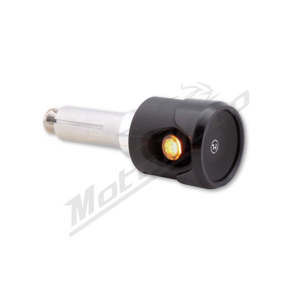 HIGHSIDER pro Akron-Flash LED Bar End Indicator Black/Orange E-Approved (Pair)