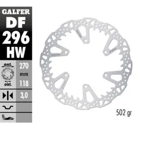 GALFER Shark priekinis stabdžių diskas Yamaha YZ / WR 125-450 17-24