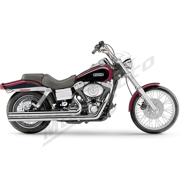 COBRA Speedster Long Exhaust System Harley Davidson FXD / FXDB / FXDC / FXDF / FXDWG 1450-1800cc 06-11