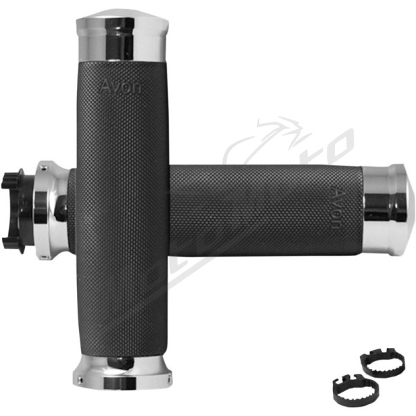 AVON GRIPS Vairo Rankenėlės Honda / Kawasaki / Suzuki 600–2000 cc 1987–2024