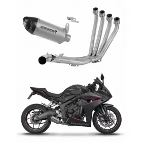Honda CB 650 R / E-Clutch 2024 - 2025 Full Exhaust System Collector Silencer Titanium HP8 + dB killer