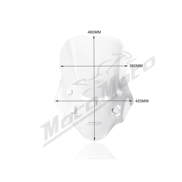 WRS Windscreen Touring Clear Honda CB500X 16-24