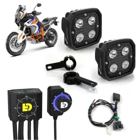 DENALI DialDim D4 Papildomų žibintų kompl. KTM Super Adventure 1290 21-24