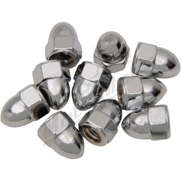 DRAG SPECIALTIES Acorn Nut Sets M6 x 1.0 10pcs.