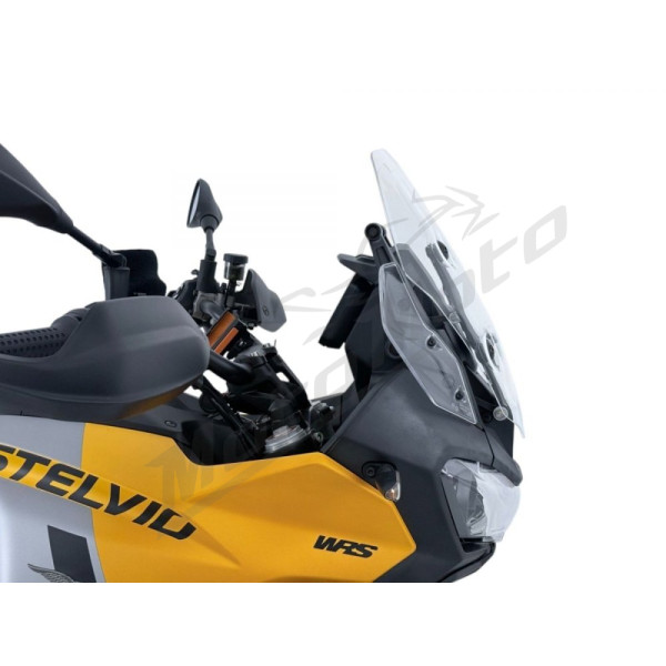 WRS Windscreen Sport W/ Radar Clear Moto Guzzi Stelvio 1000 ABS 24-25