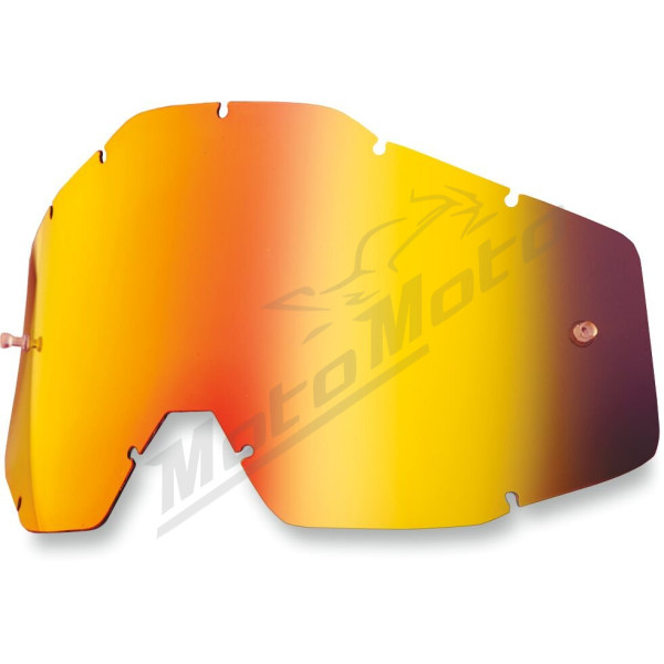 100% Accuri/Strata Junior Goggle Lens Red