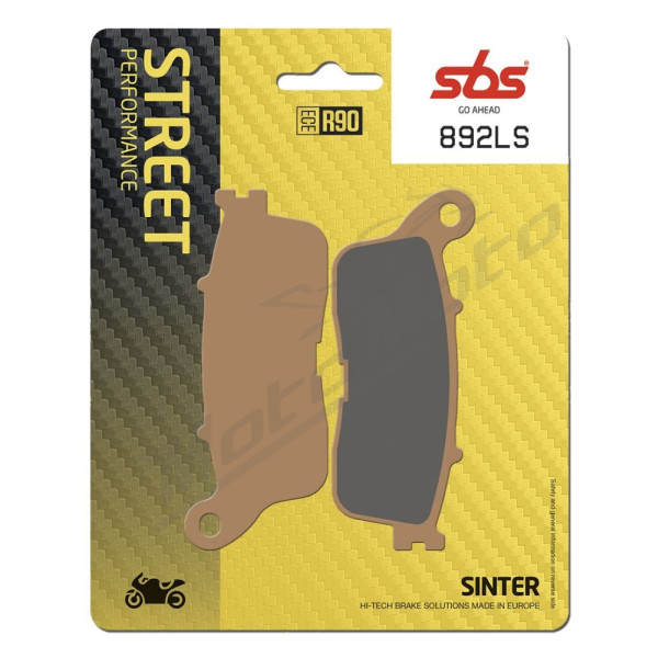 SBS LS Street Excel 892LS Sintered Rear Brake Pads Honda VFR 1200cc 11-19